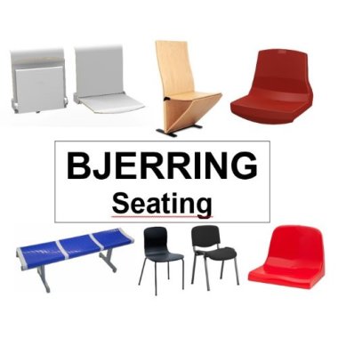 BJERRING Seating - Teleskoptribuner - Stadion stole & Sæder - VIP Stadion stole - Tribuner - Stabelstole - Væg & Gulvmonterede stole m.m..