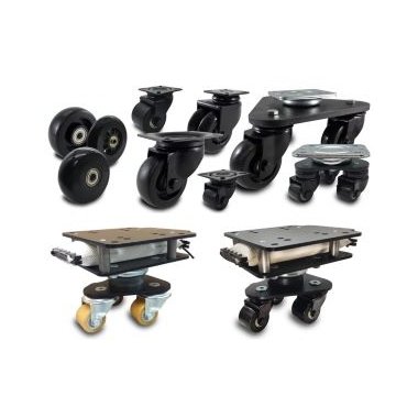 Hjul - Kulissehjul - Flight-Case hjul - Turtles - AIR Turtles mm - Teater Hængsler - Kroglåse & Tilbehør