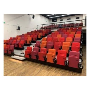 BJERRING Teleskoptribuner - Foldbare & Vipbare mobile mini tribuner