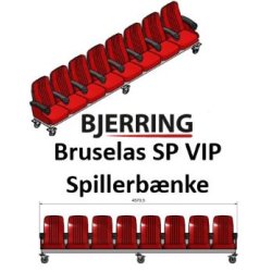 BJERRING Bruselas SP VIP Spillerbnke - Kontakt os for priser