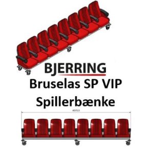 BJERRING Bruselas SP VIP Spillerbnke - Kontakt os for priser