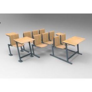 BJERRING Strapontin - Bnke - Auditorie - Tribunestole - kontakt os for priser og informationer