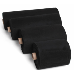 Deco  Rulle-Molton  Sort  165 g/m2