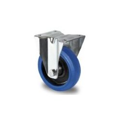 Flight-Case Hjul- Blue Wheels� Fast u/bremse�  �.160x46 mm- Total h�jde 193 mm- Belastning 350 kg