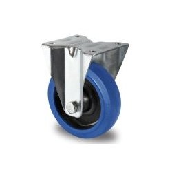 Flight-Case Hjul- Blue Wheels� Fast u/bremse�  �.160x46 mm- Total h�jde 193 mm- Belastning 350 kg