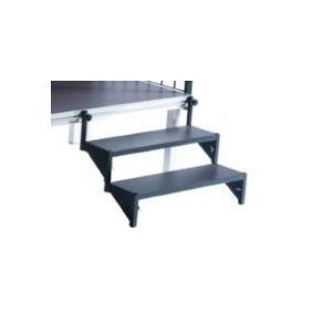 SunSwim standard trappe med mrkbrun udendrs skridsikker plade - Kontakt os for priser