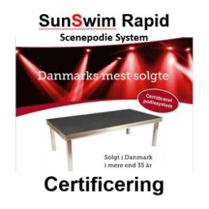 Certificering SunSwim Scenepodie System