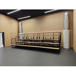 BJERRING Butterfly Foldbar Mini Tribune Leveret til Nuuk Skole Grnland 