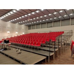 SunSwim Rapid Scenepodie System - Udendrs Letvgts Podie Sort Plade - Kontakt os for priser