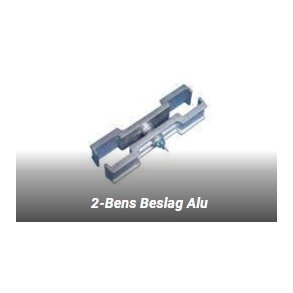 2-Bensbeslag - 40x40 mm ben SunSwim Rapid 