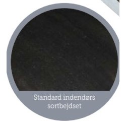 SunSwim Rapid Scenepodie System - Indendrs Sortbejdset Plade - Kontakt os for priser