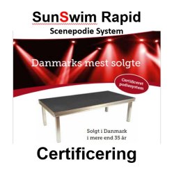 Certificering SunSwim Scenepodie System