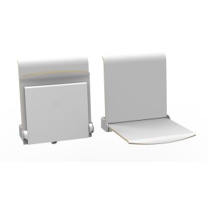 BJERRING B-TPS-1-A Vgmonteret stol med Ryg - automatisk tip op - Kontakt os for priser og type