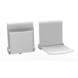 BJERRING B-TPS-1 Vgmonteret stol med Ryg - manuel tip op - Kontakt os for priser og type