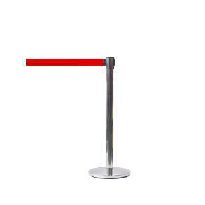 BJERRING Basic B�ndstander Rustfrit St�l - B�nd Farve R�d - B�ndl�ngde 3 m