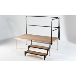 SunSwim Rapid Scenepodie System - Indendrs Brunbejdset Plade - Kontakt os for priser