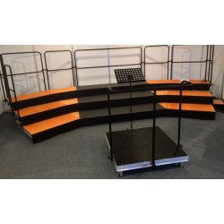 SunSwim Rapid Scenepodie System - Indendrs Brunbejdset Plade - Kontakt os for priser