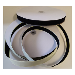 Welcro 20 mm Sort Grov med klb - 25 m rulle